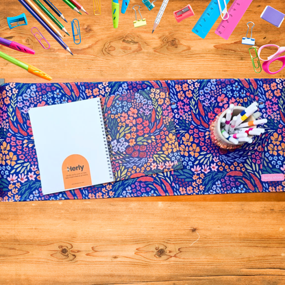 Soft Cover Spiral Notebook - Midnight Meadow