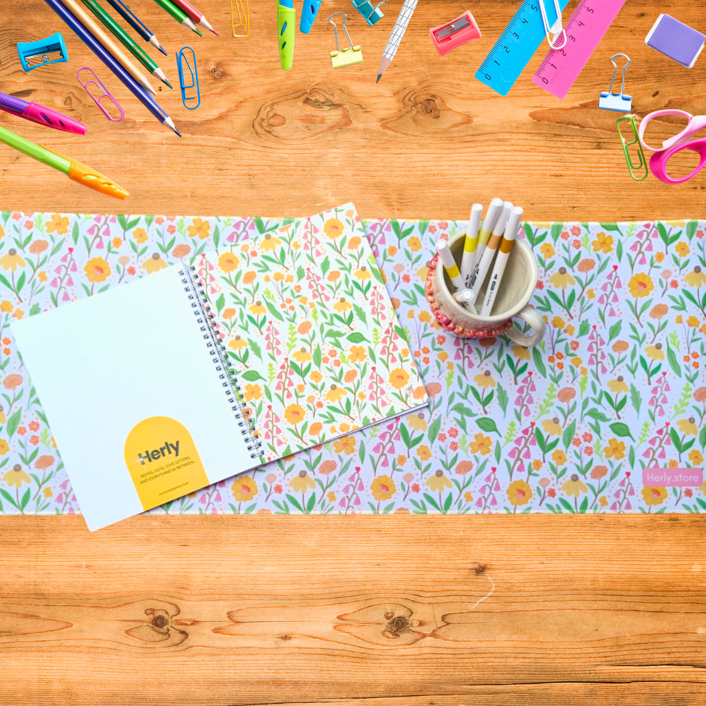 Soft Cover Spiral Notebook - Golden Hour