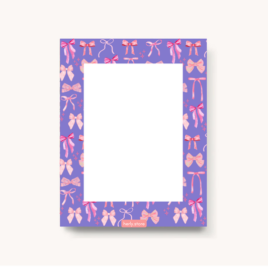 Blank notepad - tied & true